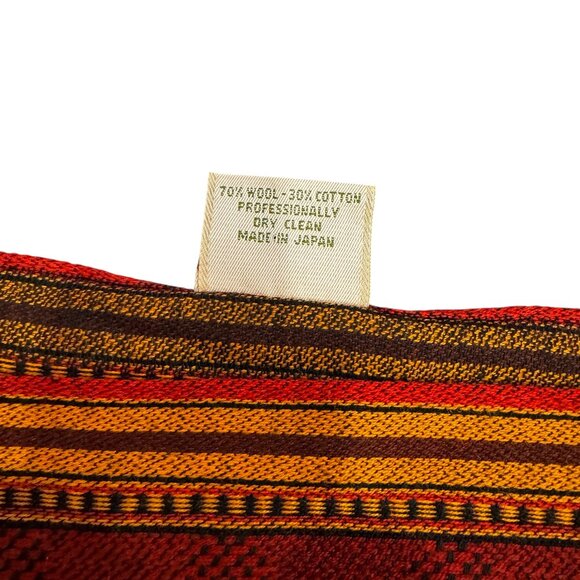 Vintage 1980s Banana Republic Wool Blend Southwestern Scarf - Picture 5 of 5